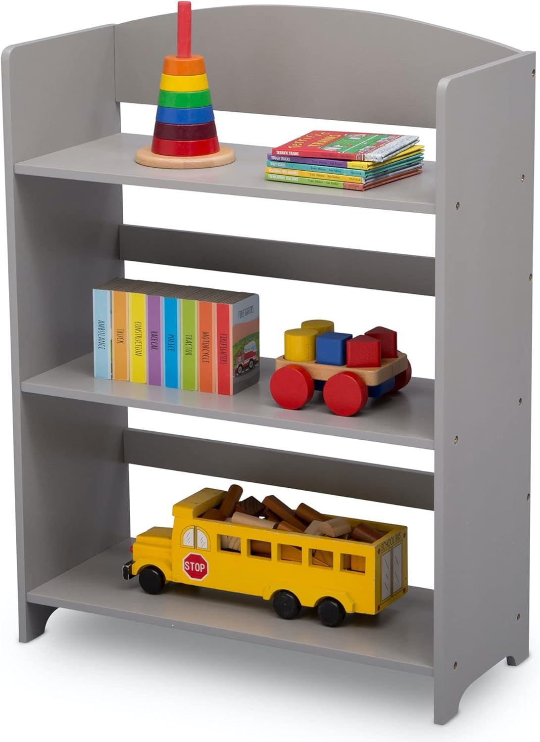 Mysize Bookshelf - Greenguard Gold Certified, Grey