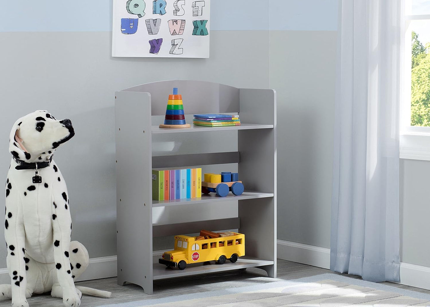 Mysize Bookshelf - Greenguard Gold Certified, Grey