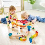 Hape Wooden Marble Run & Domino Set - 81 Pieces