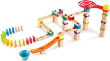 Hape Wooden Marble Run & Domino Set - 81 Pieces