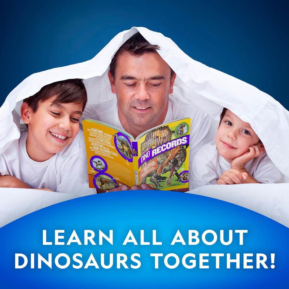 National Geographic Dinosaur Fossil Dig Kit with Dino Book for Kids 8-12
