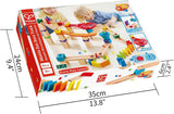 Hape Wooden Marble Run & Domino Set - 81 Pieces