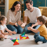Tangram Puzzle, Wooden, 4PCS