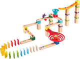 Hape Wooden Marble Run & Domino Set - 81 Pieces