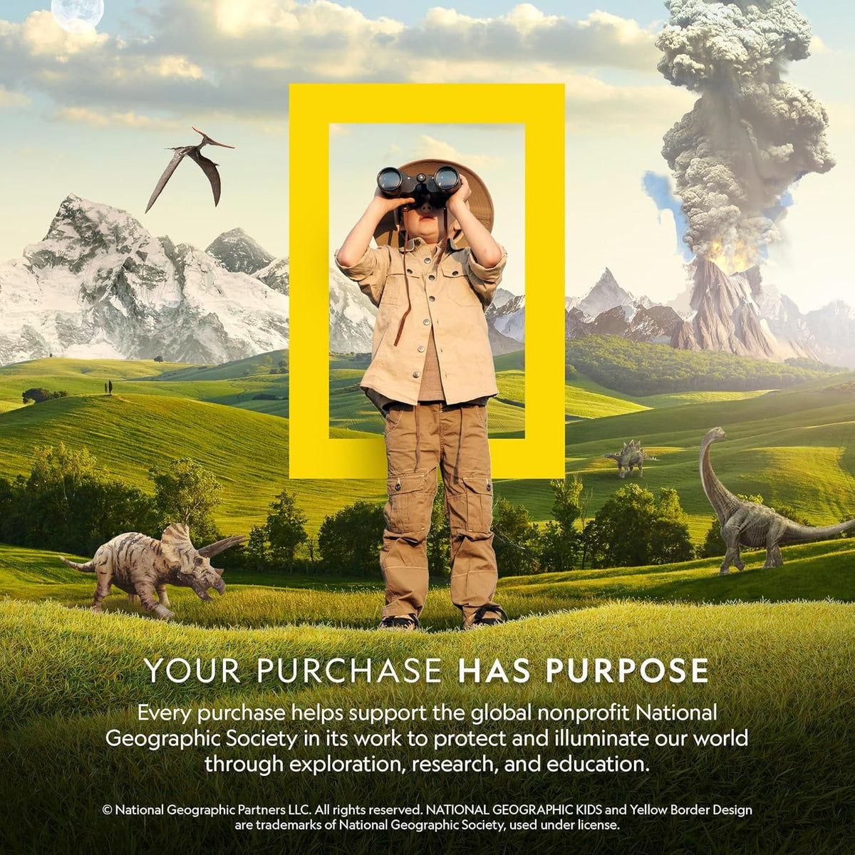 National Geographic Dinosaur Fossil Dig Kit with Dino Book for Kids 8-12