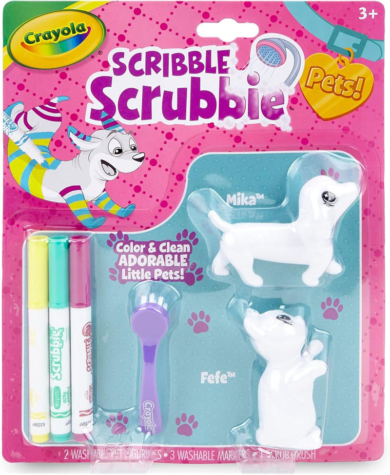 Scribble Scrubbie Pets, Dog & Cat, Kids Toys, Gift for Girls & Boys, Age 3, 4, 5, 6
